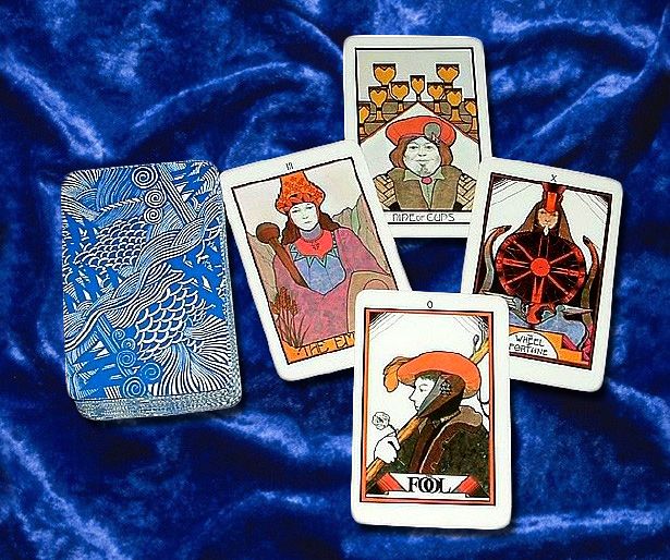 The Aquarian Tarot by David Palladini. The deck is