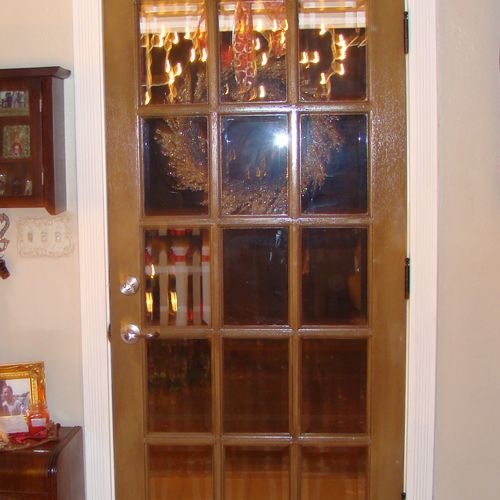 ext. French door w/arch