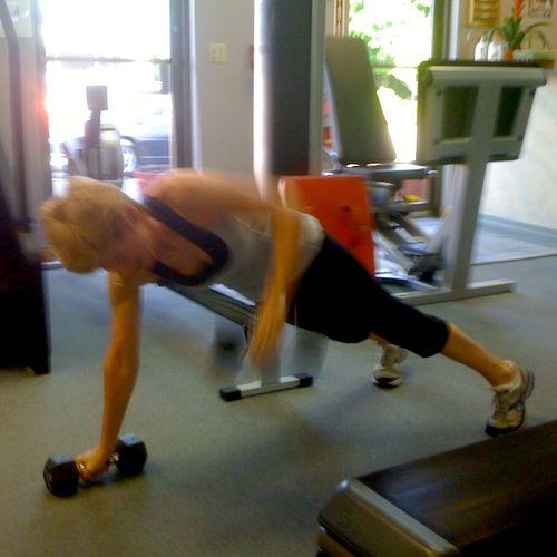 Working Back and Core with Dumbbells