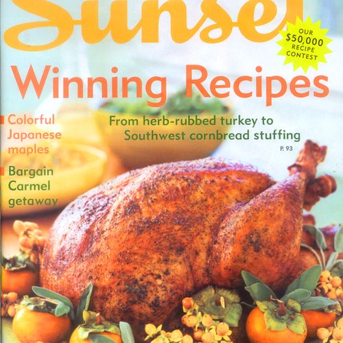 SEE HELENA'S FOOD ON THE COVER OF SUNSET MAGAZINE 