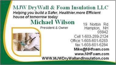 MJW Drywall & Foam Insulation LLC