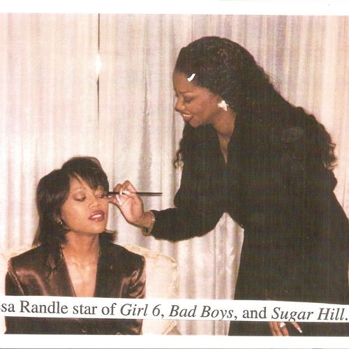 Make-up for photo shoot for Theresa Randle in Deto