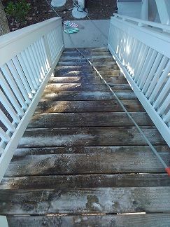 Weathered steps