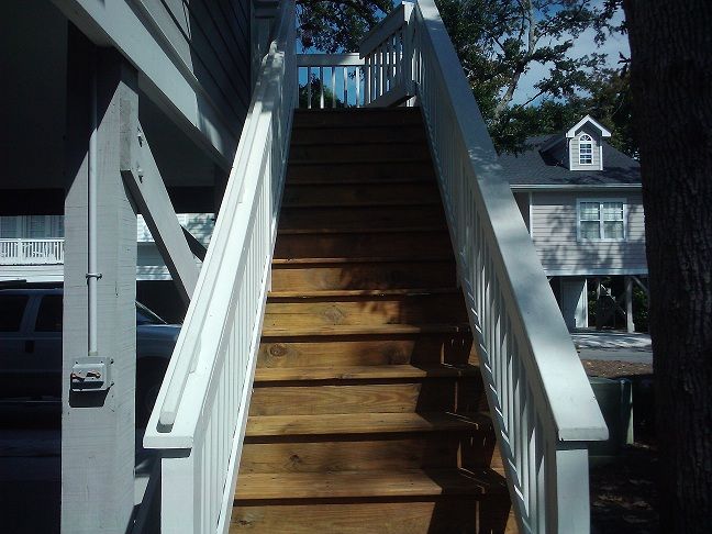 Stained with oil-based stain