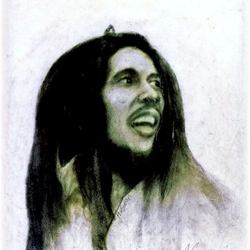 Bob Marley 1luv Charcoal Graphite by ASWAN