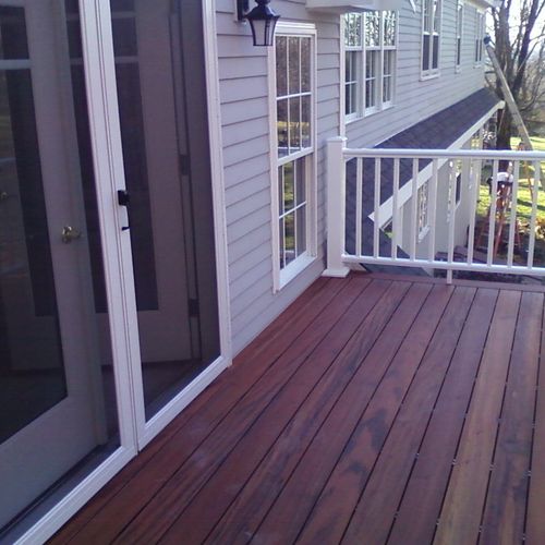 tiger wood deck