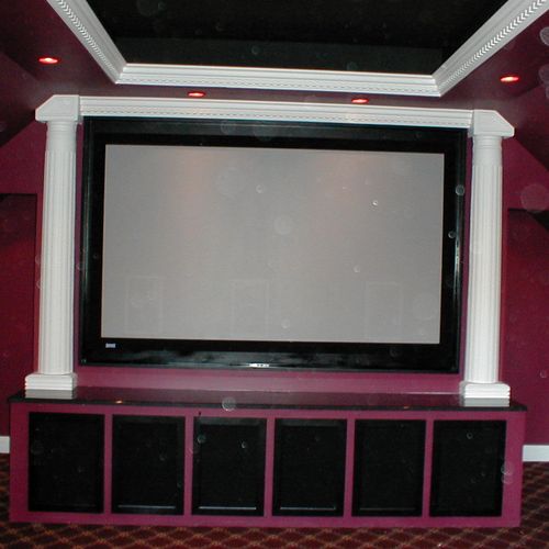 This home movie theater was built in Rehobeth DE f