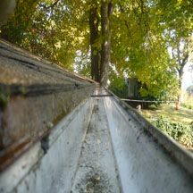 Once cleaned your gutters will flow freely keeping