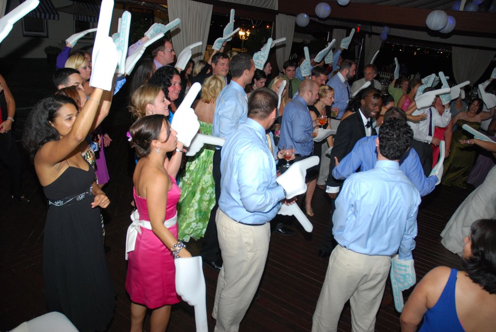 Foam fingers in the air!