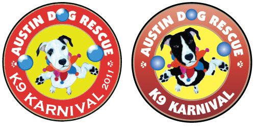 Austin Dog Rescue's K9 Karnival logo. We were aske