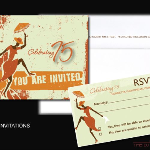 INVITATION PACKAGE by The DJ Design Studio.