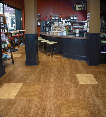 We also do commercial flooring and this is a comme