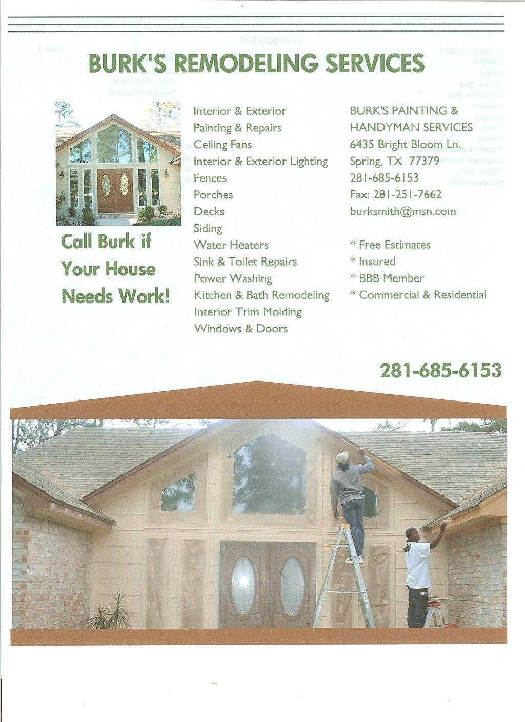 BURK'S Painting & Remodeling