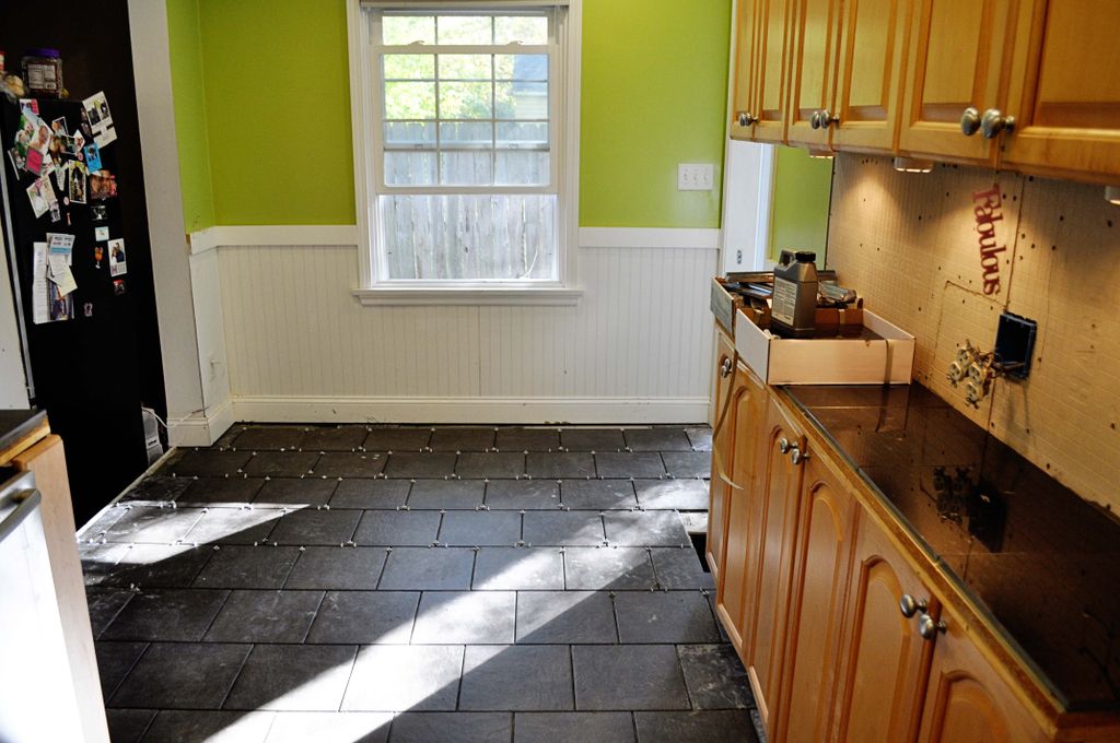 Tile Flooring - Almost finished