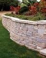 Retaining walls are great for borders or hilly slo