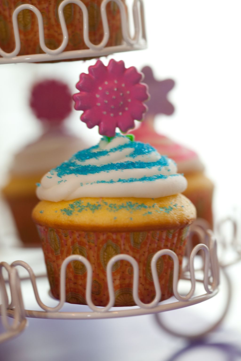 Cupcakes for a first birthday party