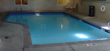 Our warm (88 degree) indoor pool!