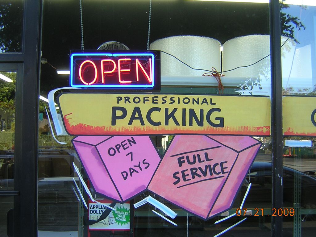 The Box depot Store front on Fairfax Ave.