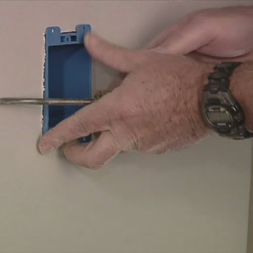 Cut-in outlets can prevent the need to do sheetroc