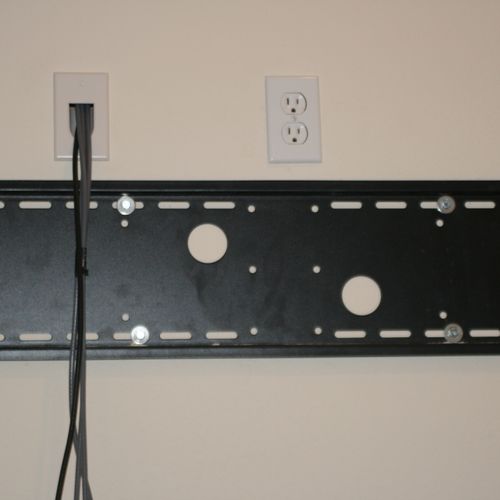This is a very common wall mount with a new electr