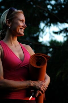 Leading "Yoga Around The Garden" Morris Arboretum,