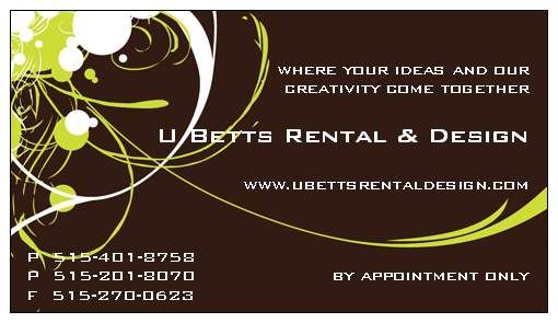 Ubetts Rental and Design