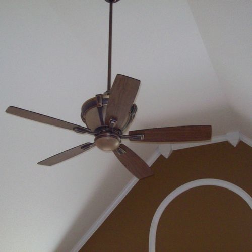 ceiling fan that was install 14 feet height ceilin
