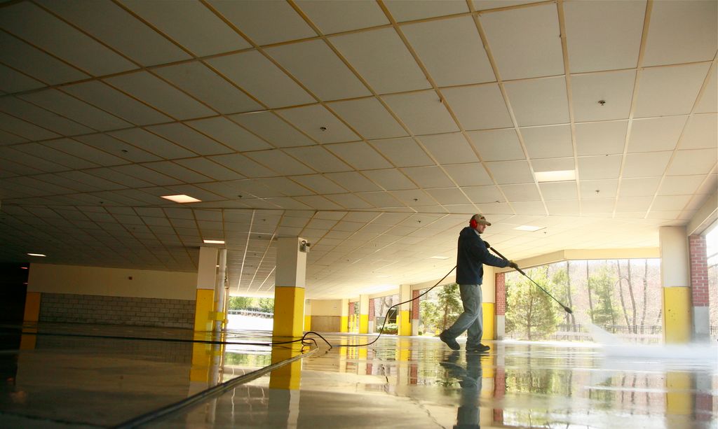 Parking Garage Cleaning. We can clean the concrete