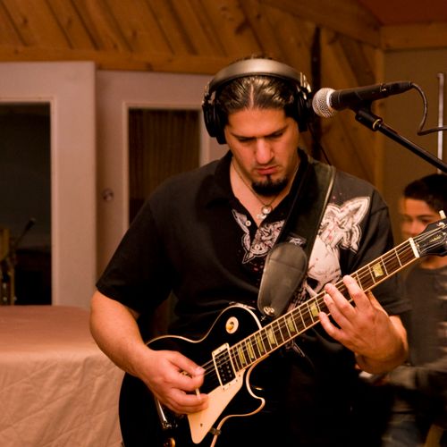 Recording with my band INK (www.inkmusic.net)