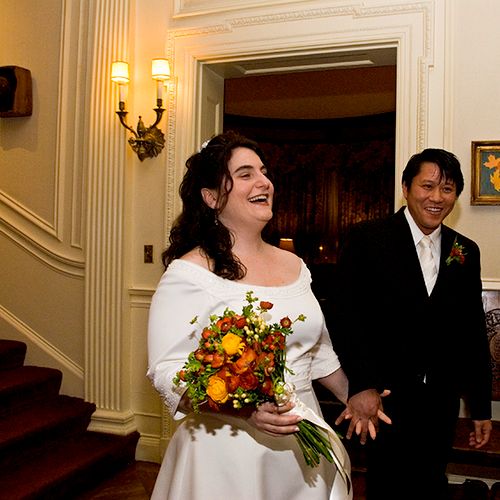 A Jewish and Chinese wedding in Boston.  The highl