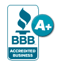We are an A+ Rated company with the BBB