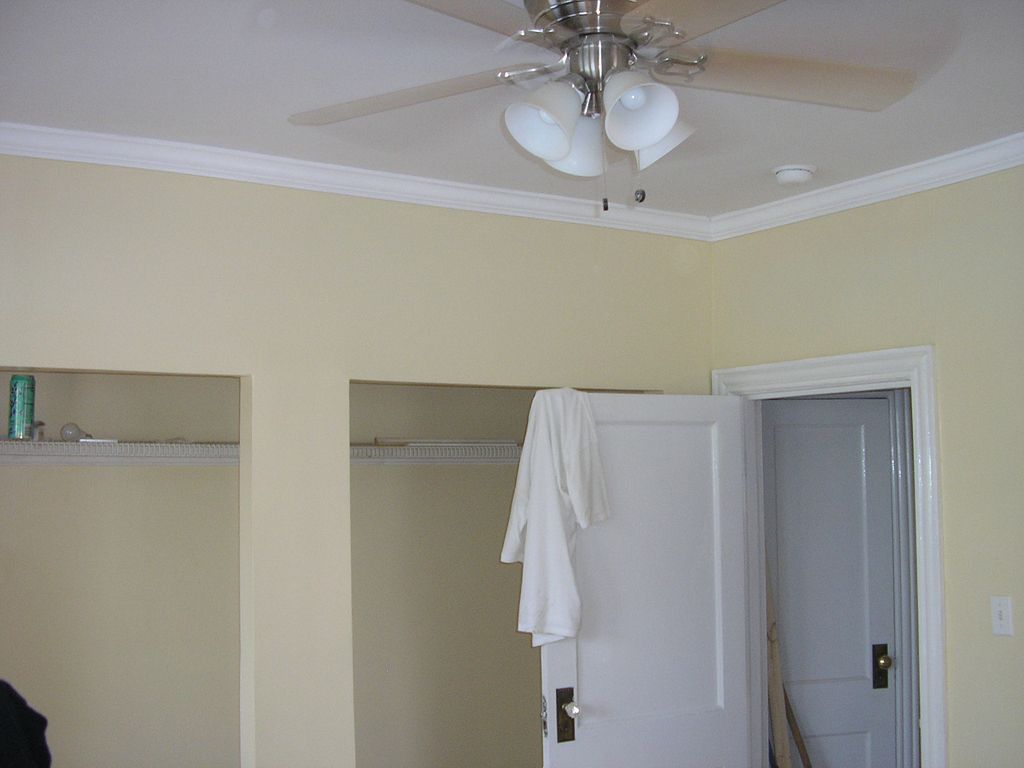 (AFTER) This bedroom never had a closet. It now ha