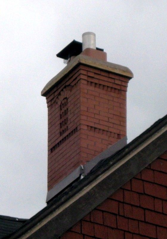 chimney rebuild: an old design for a chimney on a 