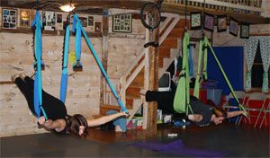 Air Yoga class