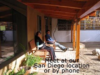 Meet at San Diego location or by phone
