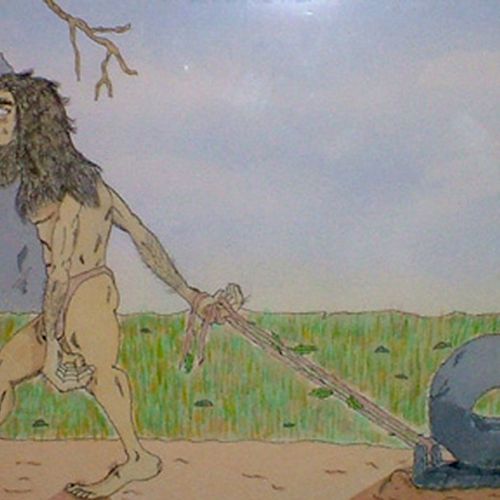 The Caveman
(Watercolor Painting)
