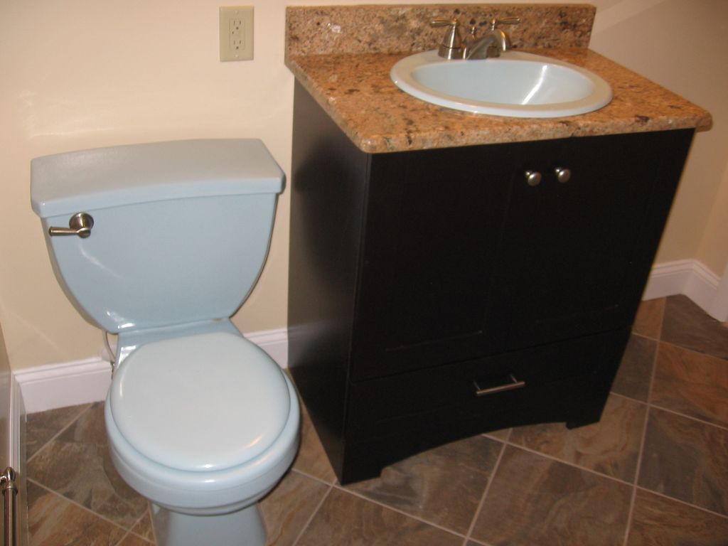 Finished bathroom remodel.