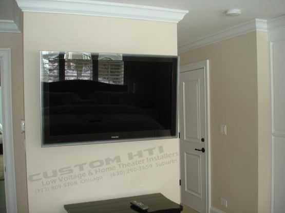 Bedroom TV Installation w/ Hidden Equipment and Un