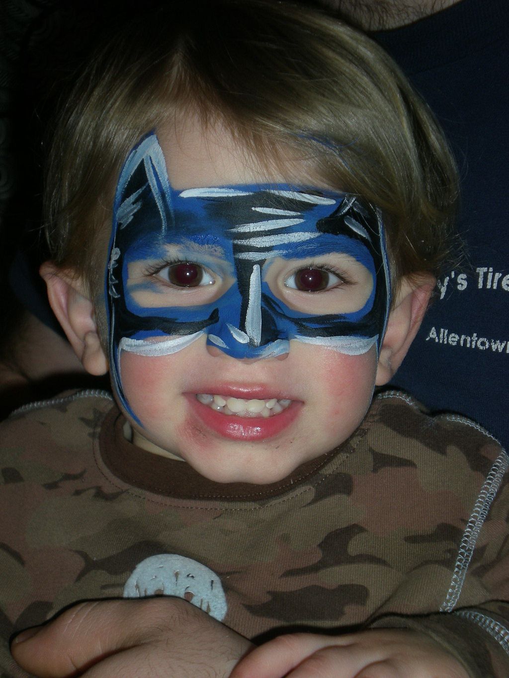 Baby batman! (don't worry he's 2)