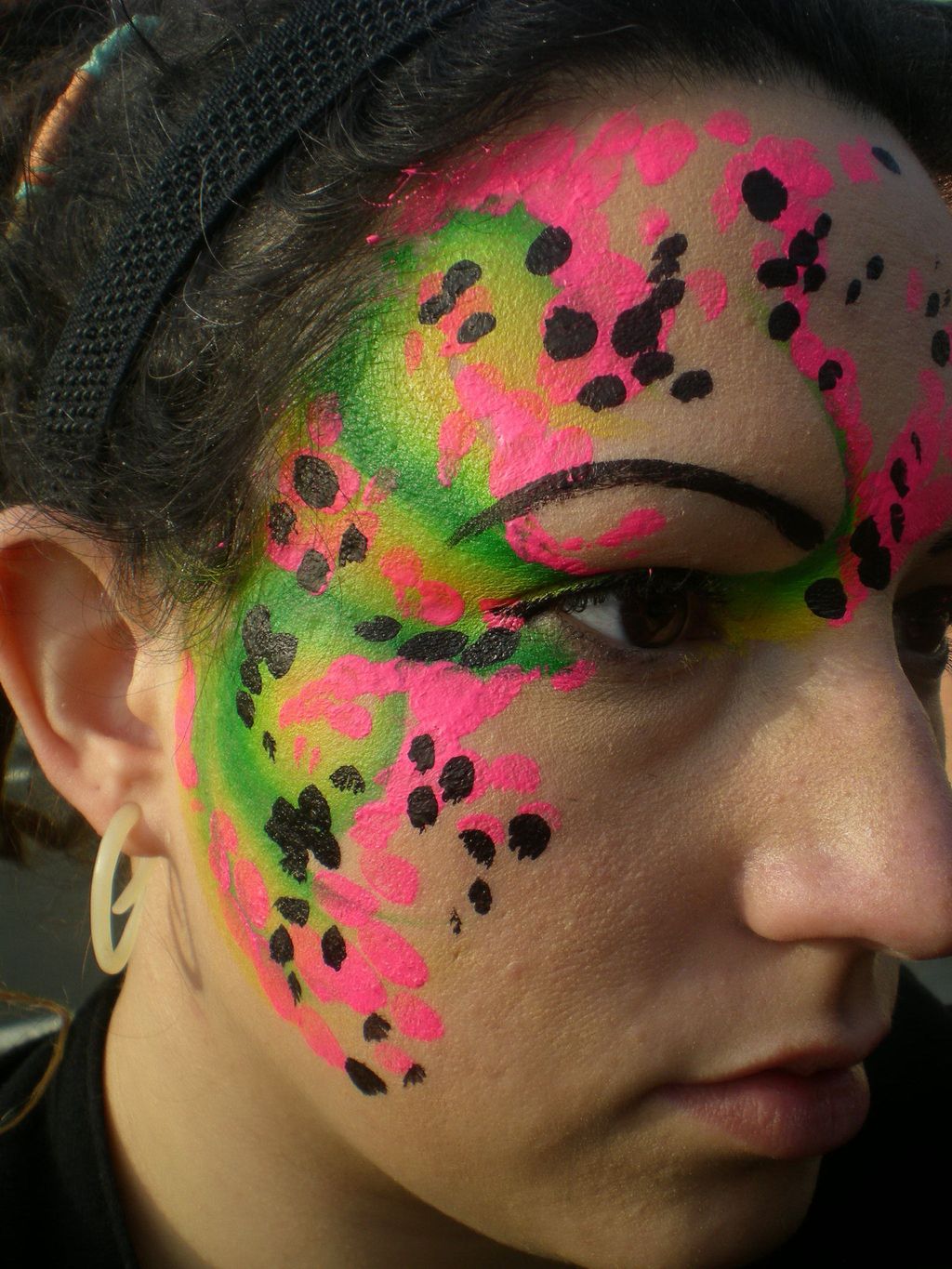 Freestyle Face Painting using TAG and Wolfe paints