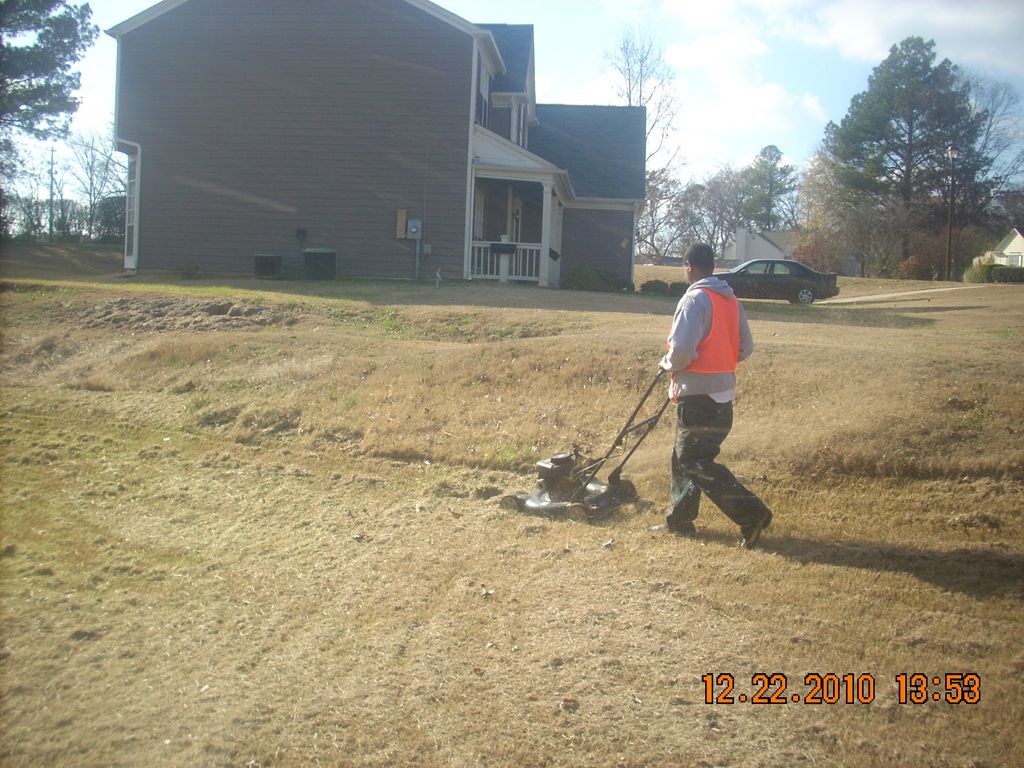 mowing