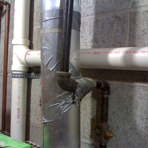 DuctTape Fix #3 - Instant pipe hanger or keep the 