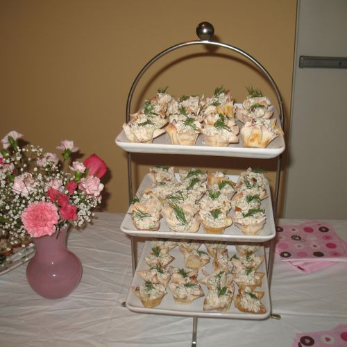 Bridal Shower Luncheon - Chicken and Shrimp Salad 