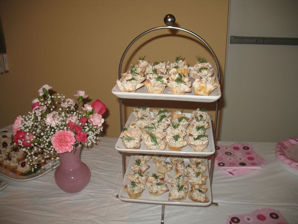 Bridal Shower Luncheon - Chicken and Shrimp Salad 