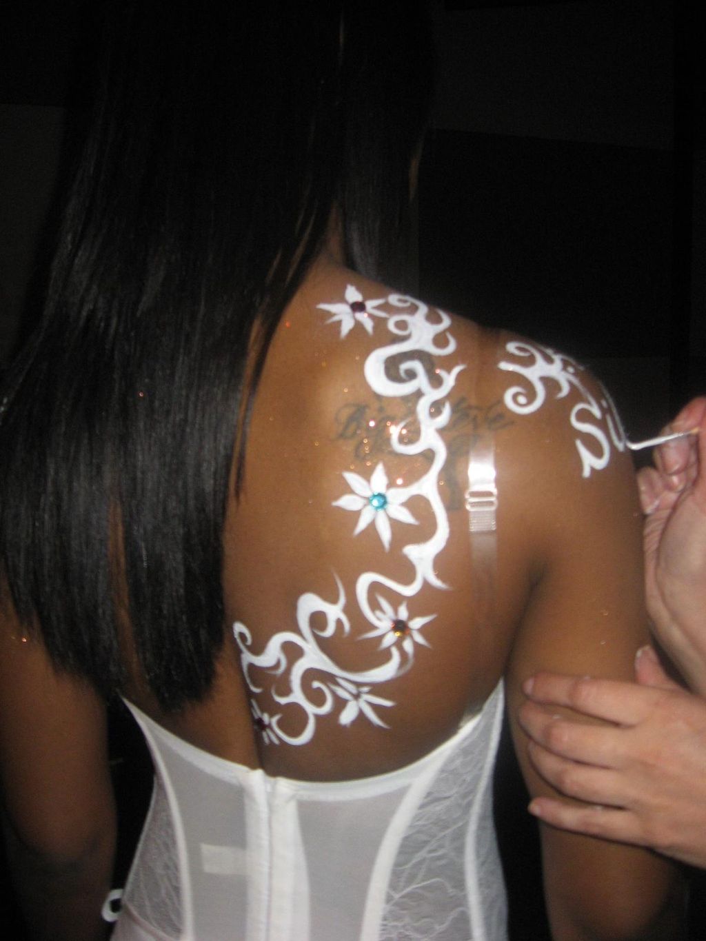 Beautiful Body Painting for Night Club Party