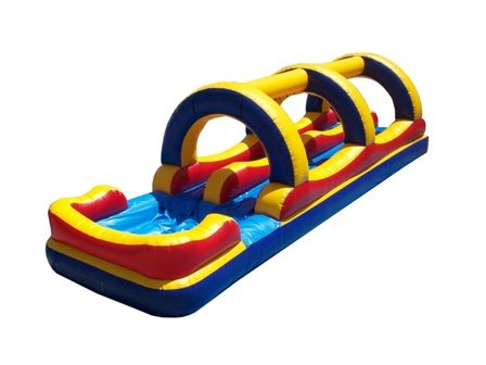 32' Double lane slip n slide with pool