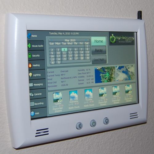 Touch Panel for all the home electronics in a Lynn