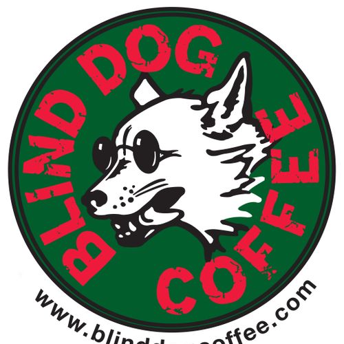 Logo for Blind Dog Coffee custom roasters in Reno,