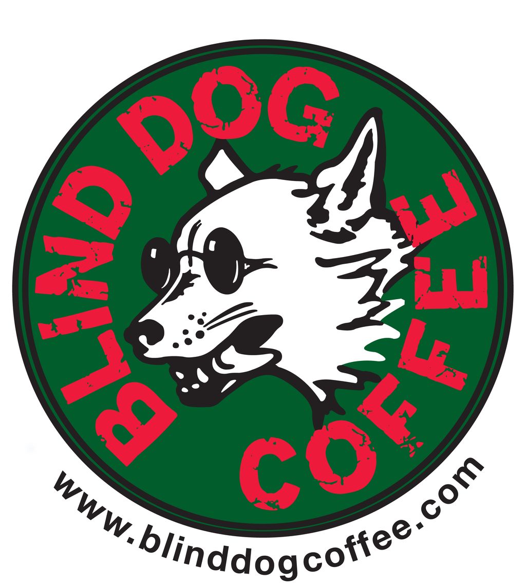 Logo for Blind Dog Coffee custom roasters in Reno,