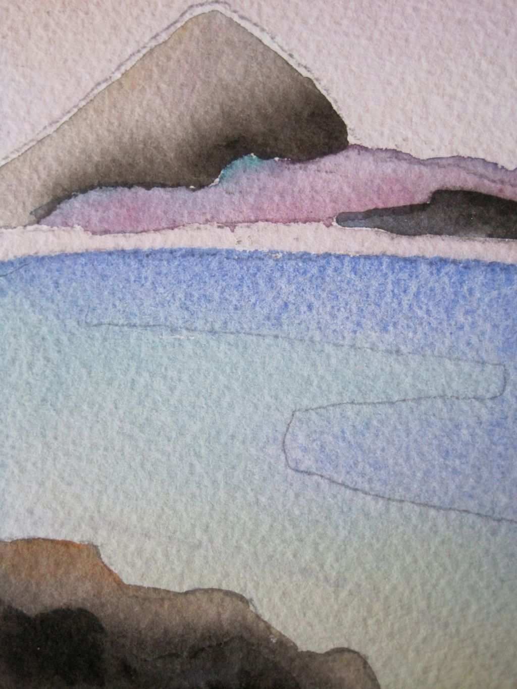Watercolor painting by Sharon Searles. This is an 